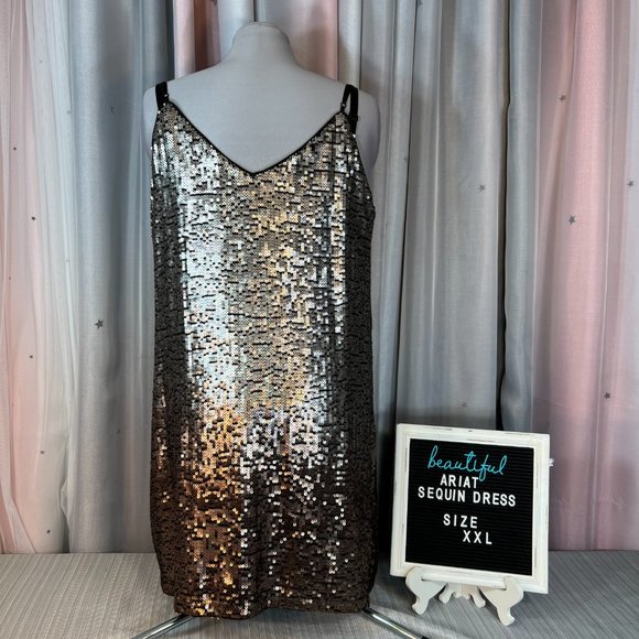 ARIAT 🤠 Sequin Ombre Rocker Dress XXL - Picture 9 of 15